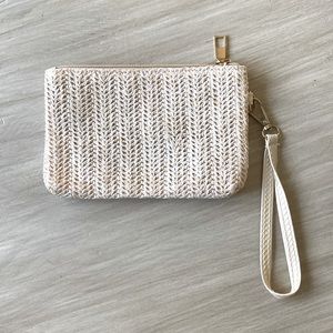 Woven wristlet with strap - new in original packaging
